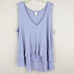 Free People | Periwinkle Layered Top - H9